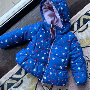 Brand new Joe fresh toddler girl winter coat. Size 3T.